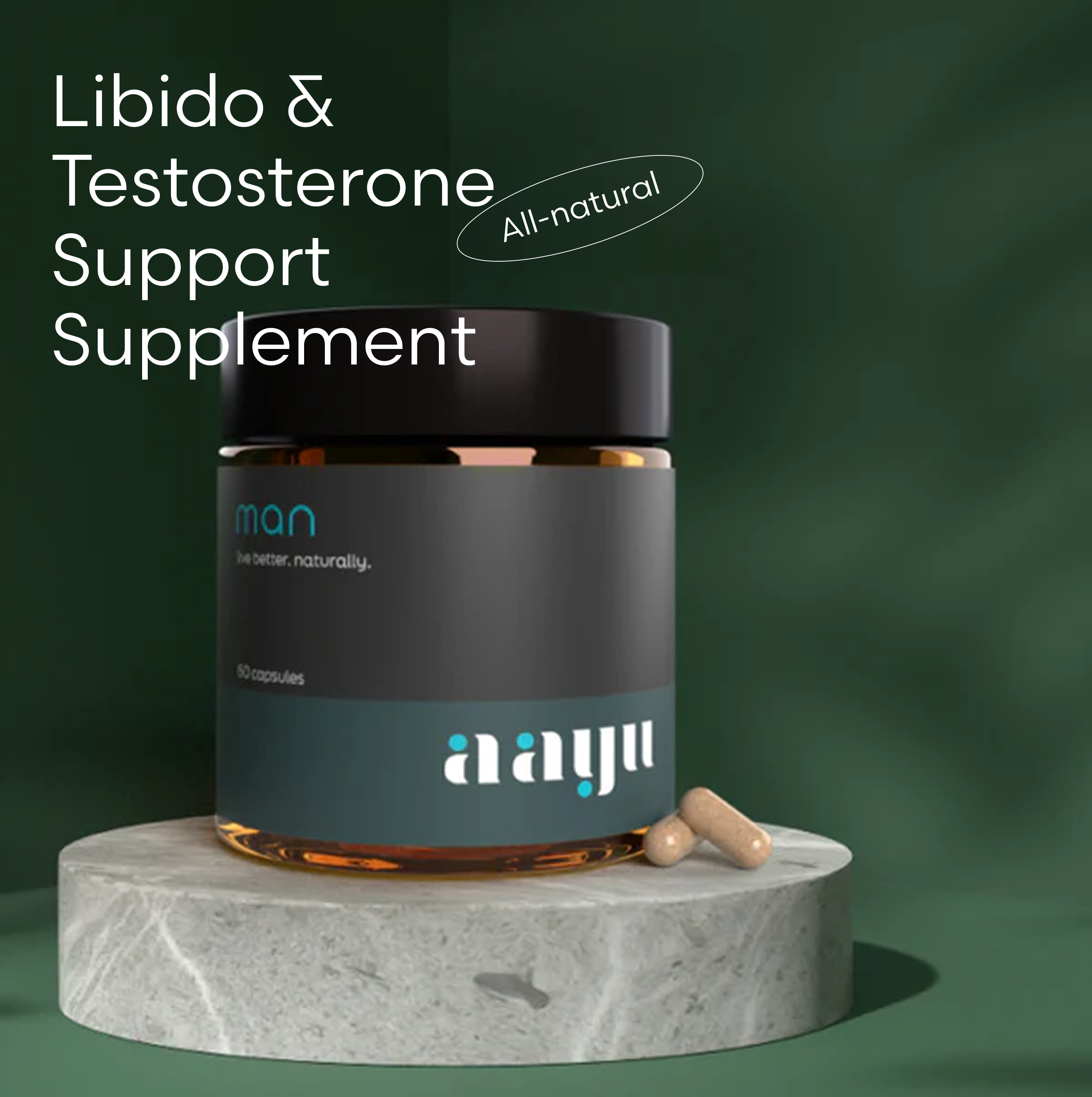 AAYU All Natural Testosterone Support For Men