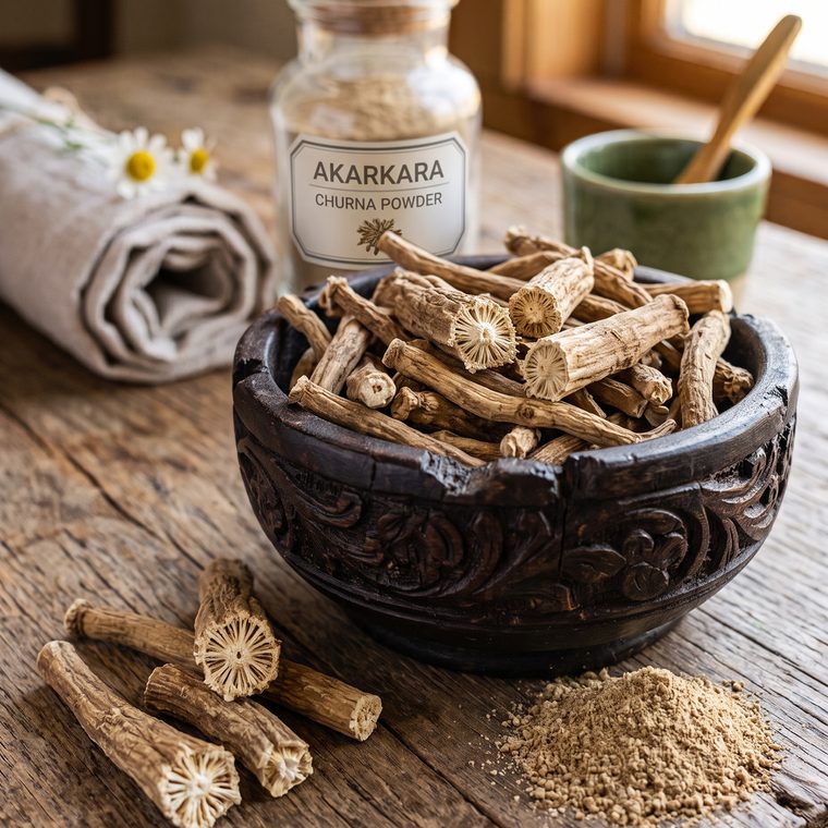 Akarkara, raw ingredient